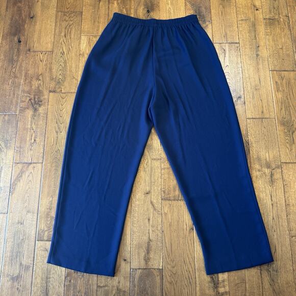 VTG Leslie Fay Leisure Suit Womens Plus Sz 16 Jacket Pants Grandmother Hippy 70s - Picture 15 of 15